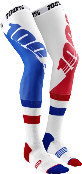 100% REV Knee Brace Performance Moto Corpo Socks - Large/XL 20052-00004