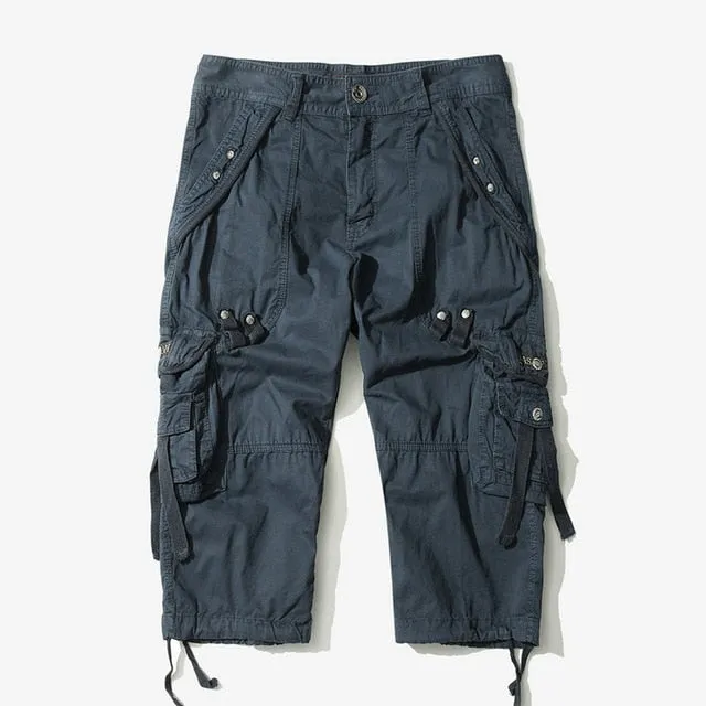 2021 Summer Camouflage Loose Cargo Shorts Men Camo Summer Short Pants Homme Cargo Shorts Without Belt