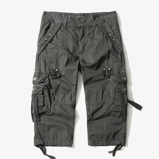 2021 Summer Camouflage Loose Cargo Shorts Men Camo Summer Short Pants Homme Cargo Shorts Without Belt