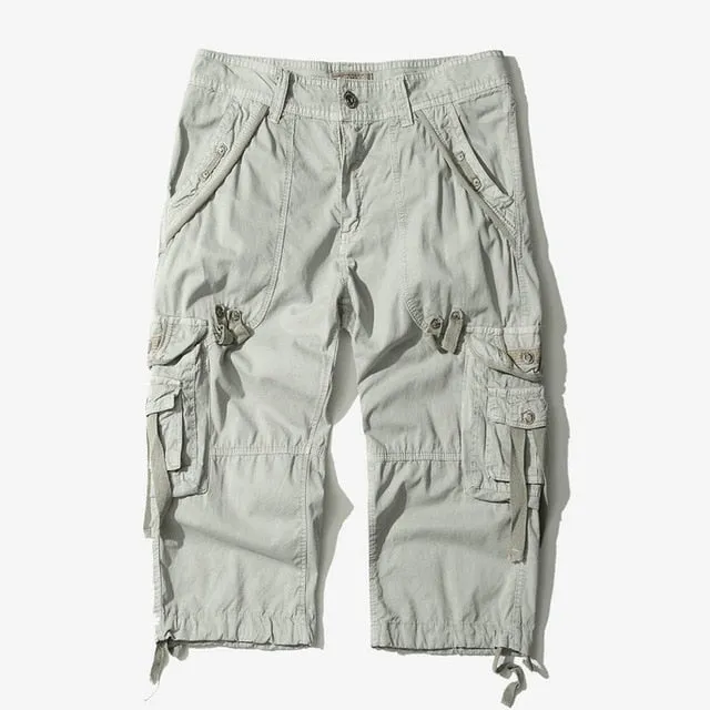 2021 Summer Camouflage Loose Cargo Shorts Men Camo Summer Short Pants Homme Cargo Shorts Without Belt
