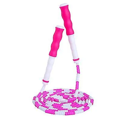 2Pcs purple Soft Beaded Skipping Rope With Adjustable Section,Skipping Rope Without Tangles,fitness sports equipment AZ21969