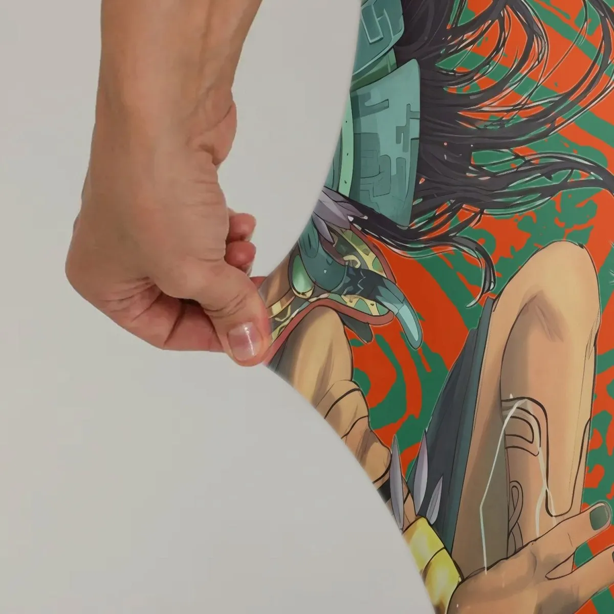 Aztec Iguana Warrior Leggings