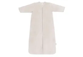 Baby Sleeping Bag with Removable Sleeves 90cm Velvet - Nougat