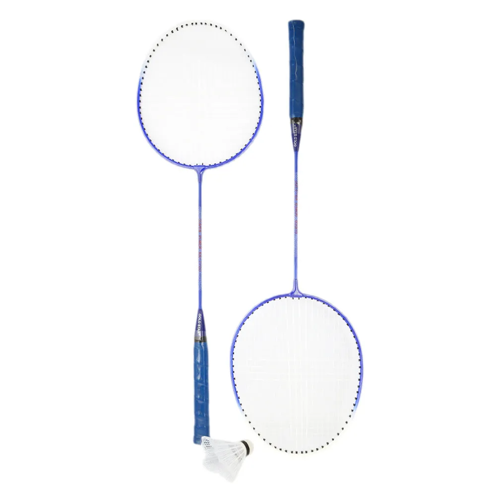 Badminton Racket Set - Royal Blue