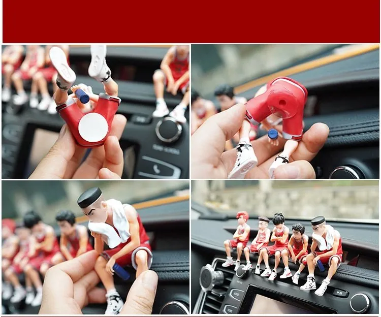 Basketball Figurines - Car Decor 12pcs Set