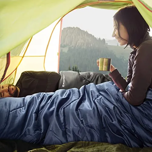 Bessport Flannel Lined Sleeping Bag Winter | 18℉ Extreme Season