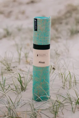 Body Mind Connect Yoga Mat- Aqua Green