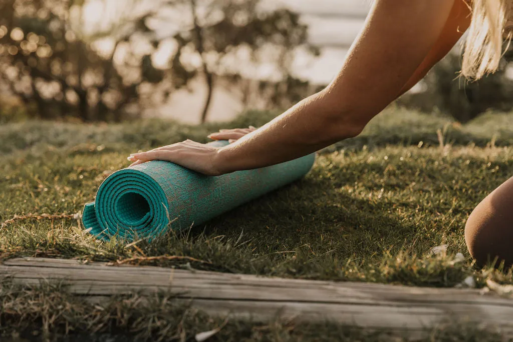 Body Mind Connect Yoga Mat- Aqua Green