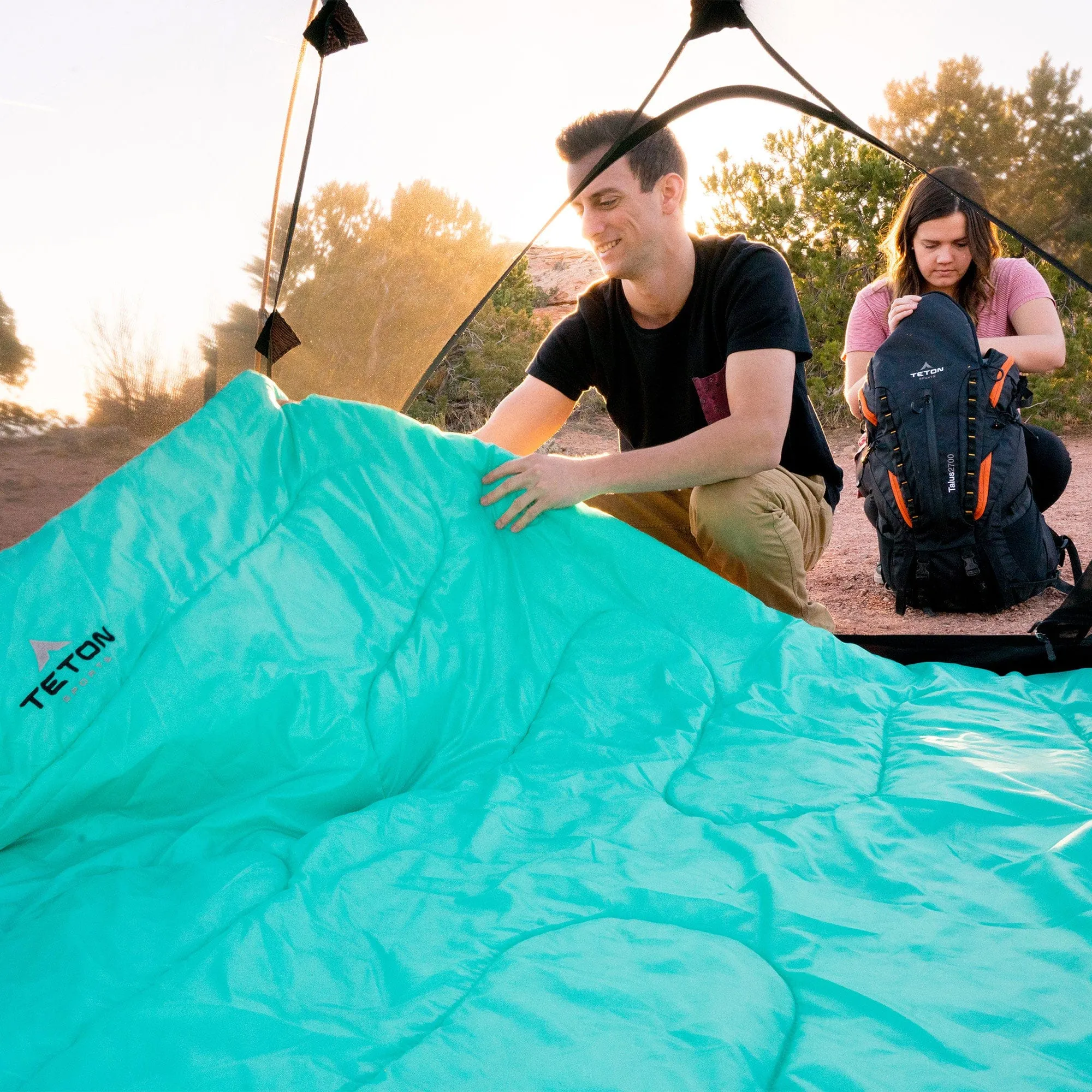 Cascade 40˚F Double Sleeping Bag with Pillows