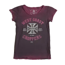 COME CORRECT TEE - RETRO STONE BLACK-PURPLE