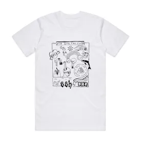 DMC Fins Club Tee White