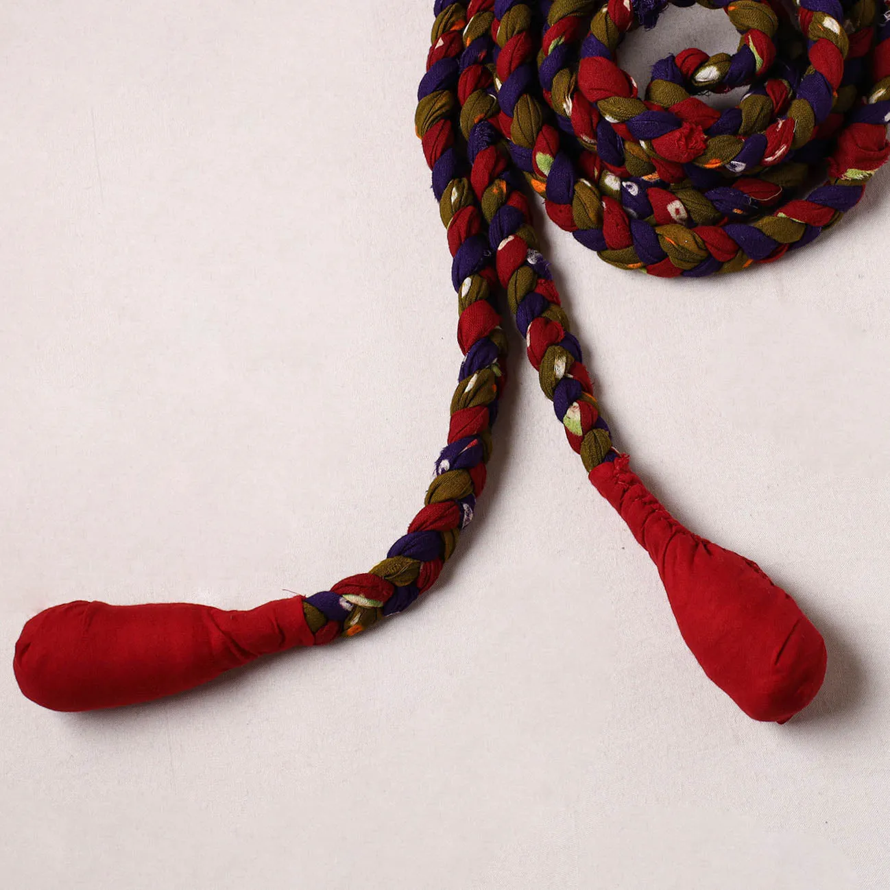 Handmade Upcycled Fabric Skipping Rope 35