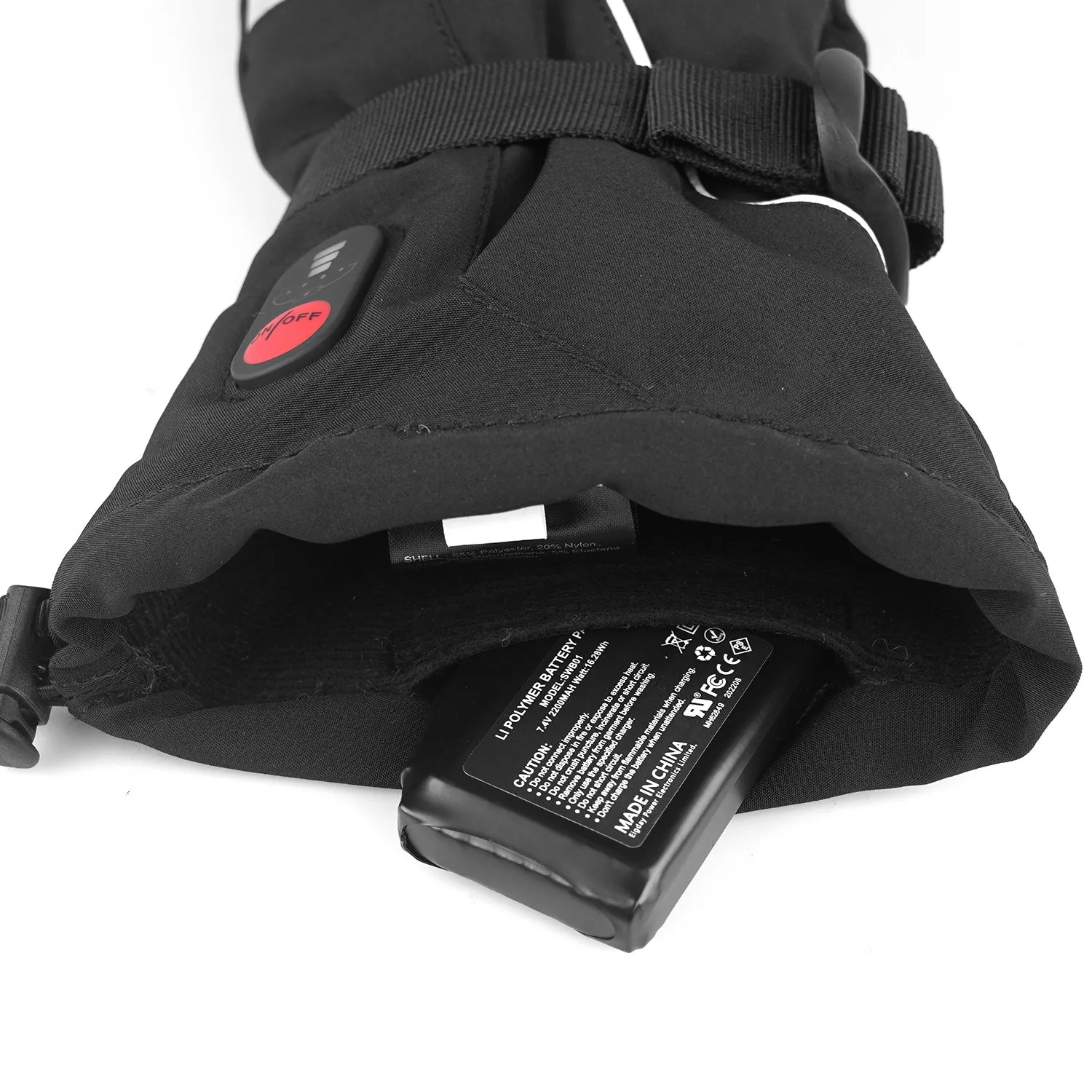 Heated Motorcycle Gloves - Double Heated Wires for Winter Comfort