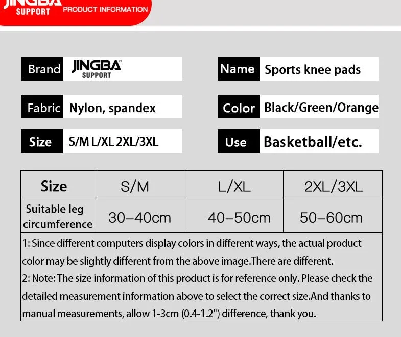 High Elastic Knee Support Sleeve - Basketball Compression Brace for Men & Women