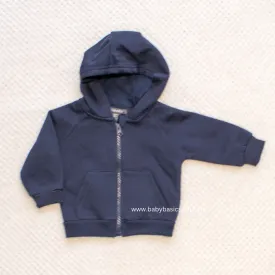 Hoodies Plain Navy Blue