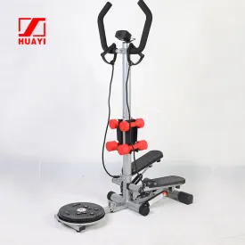 Household Mini Fitness Equipment Multi-function Treadmills up And down Armrest Losing Weight Treadmills Climbing Machine Dumbbel