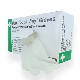 HypaTouch Powder-Free Vinyl Gloves (Box of 100) - Medium