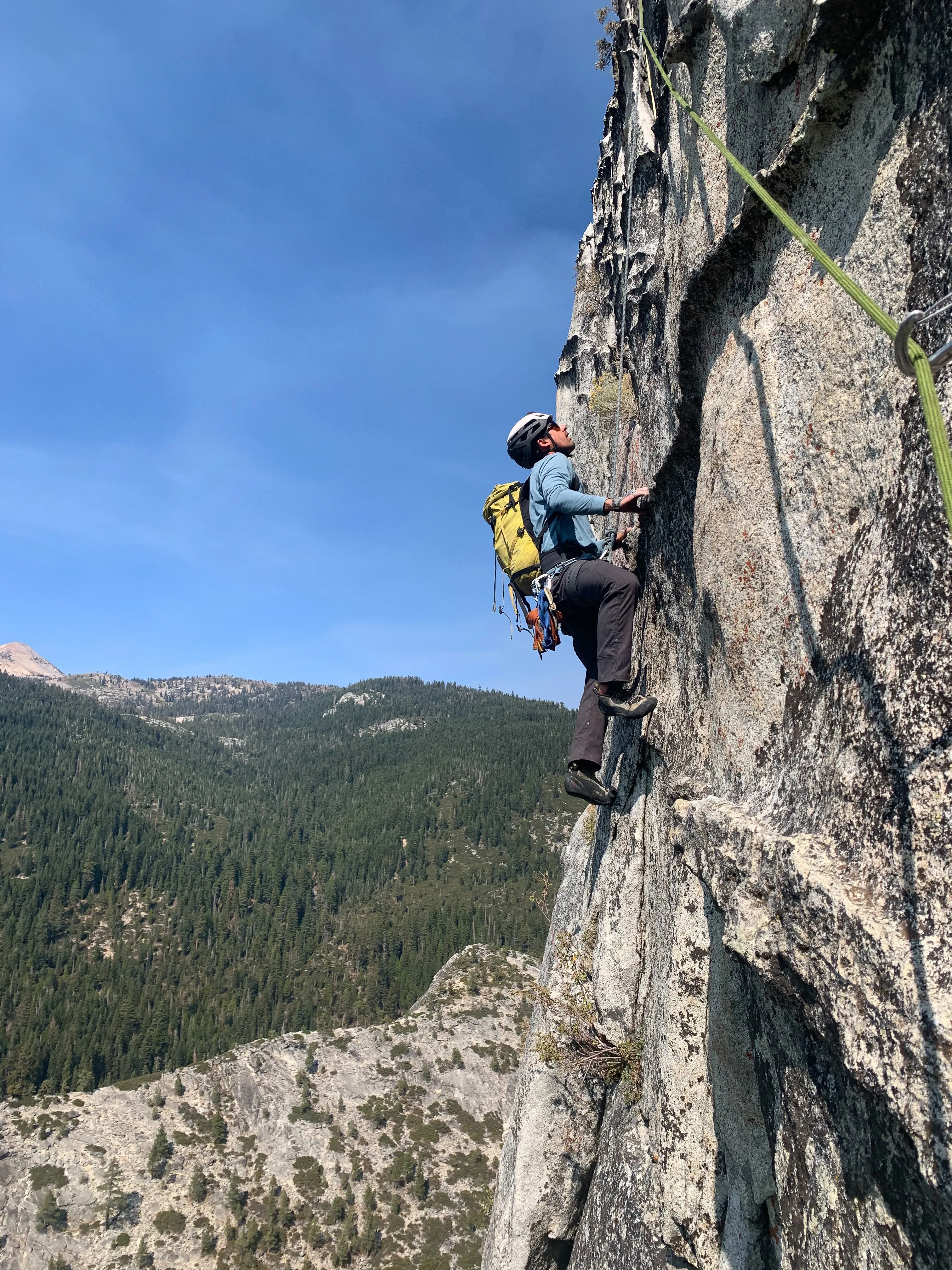 Intro to Trad Climbing Techniques in Tahoe