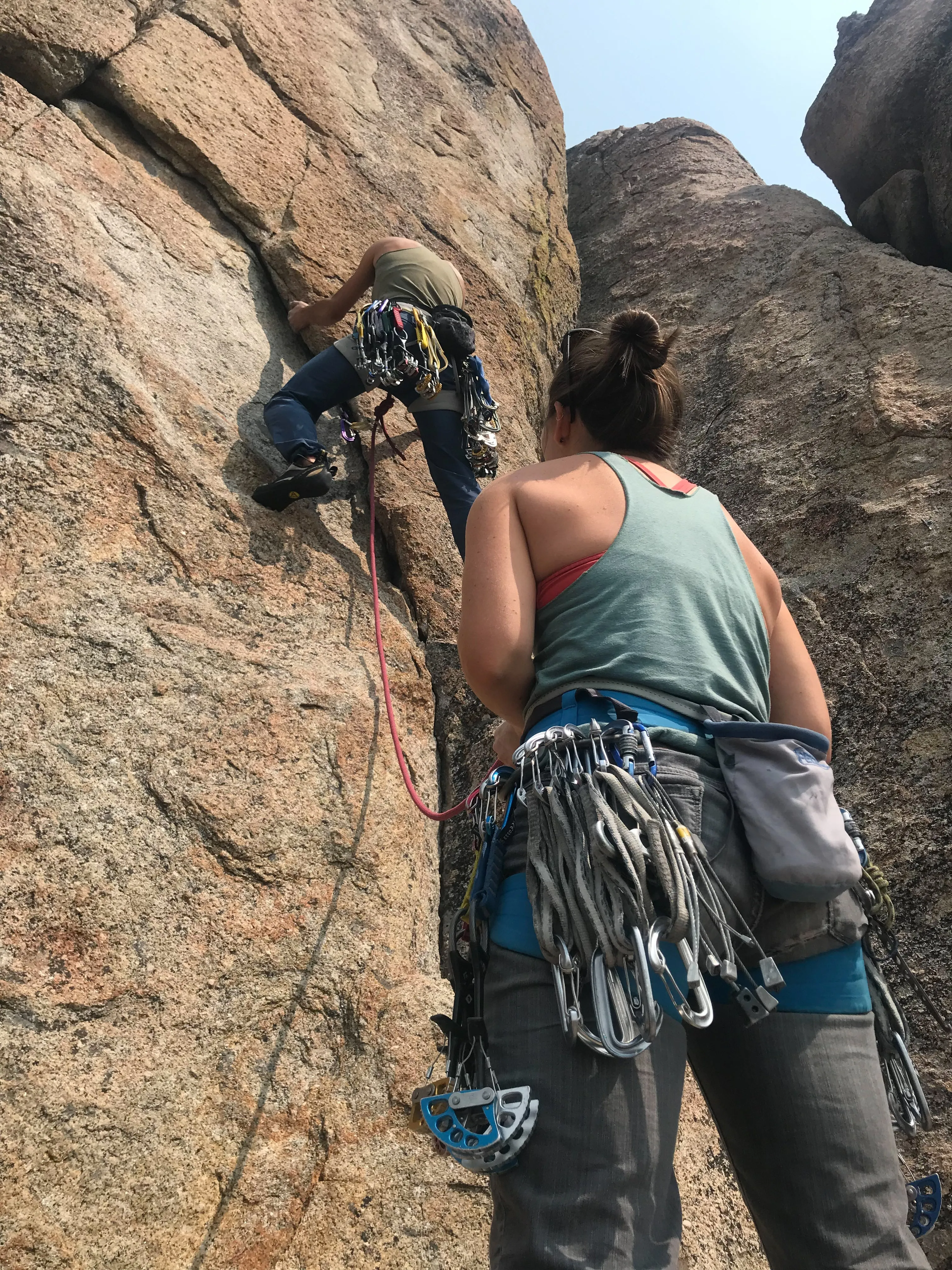 Intro to Trad Climbing Techniques in Tahoe