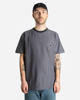 Jabi Milk Stripe Tee - Navy