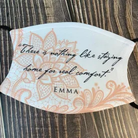 Jane Austen's Emma Quote Face Mask