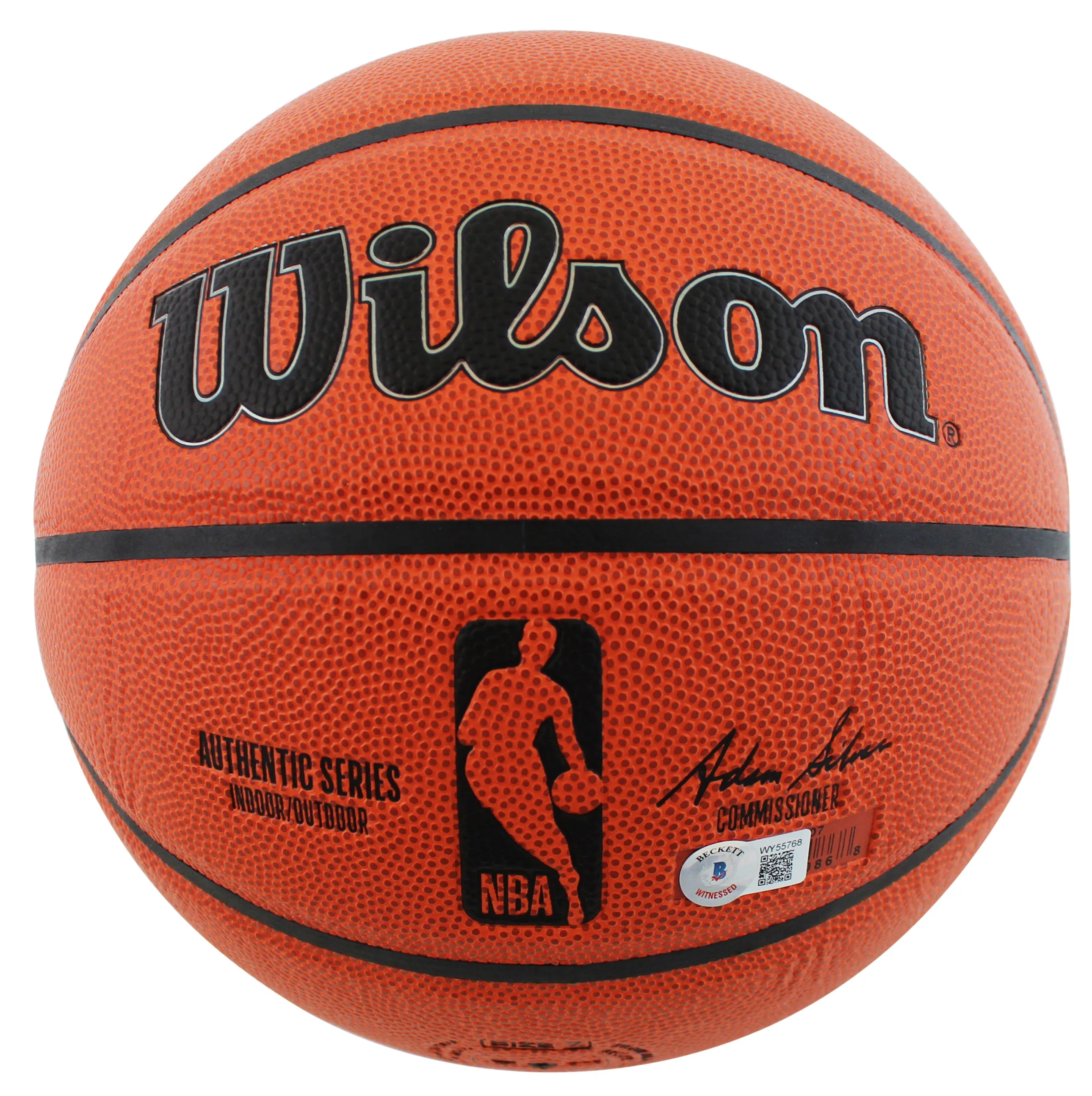 Lakers Kurt Rambis "4x Champ" Authentic Signed Wilson Basketball BAS Witnessed