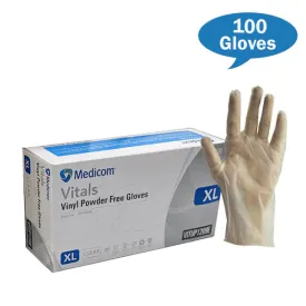 Medicom Vinyl Gloves (EXTRA LARGE)