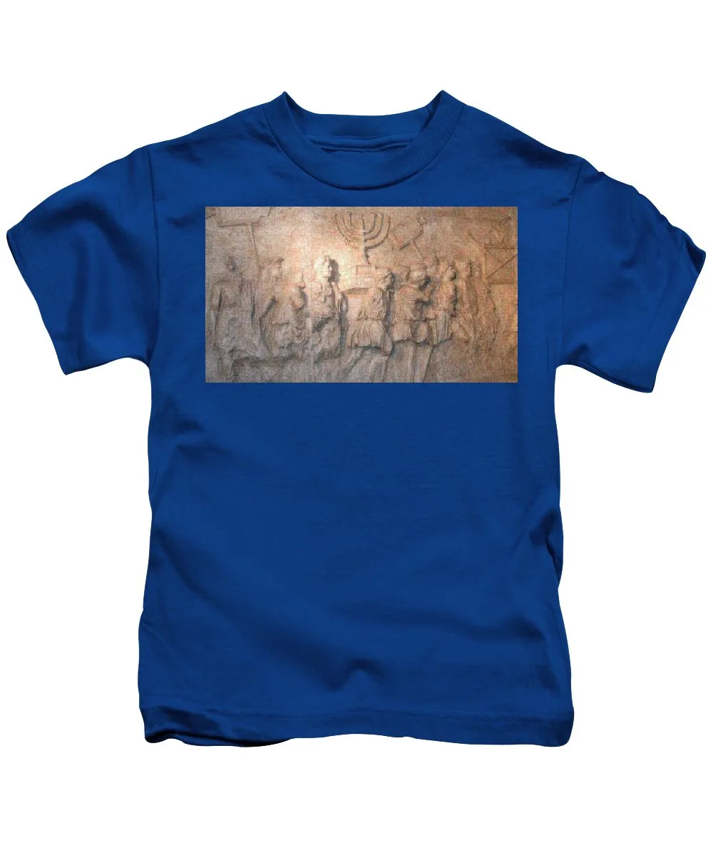 Menorah Titus Arch Rome - Kids T-Shirt