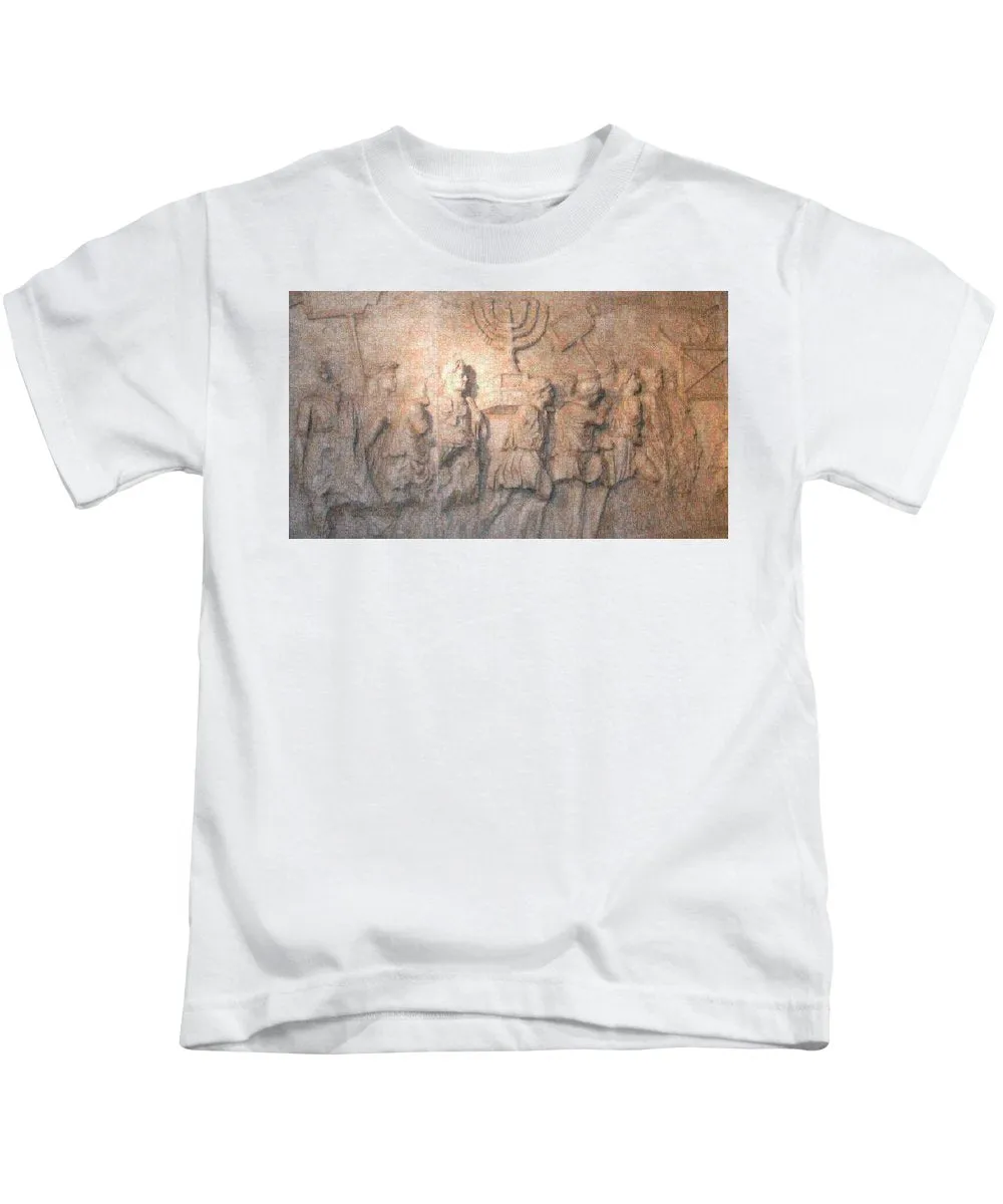 Menorah Titus Arch Rome - Kids T-Shirt