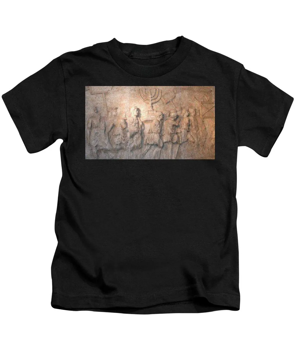 Menorah Titus Arch Rome - Kids T-Shirt