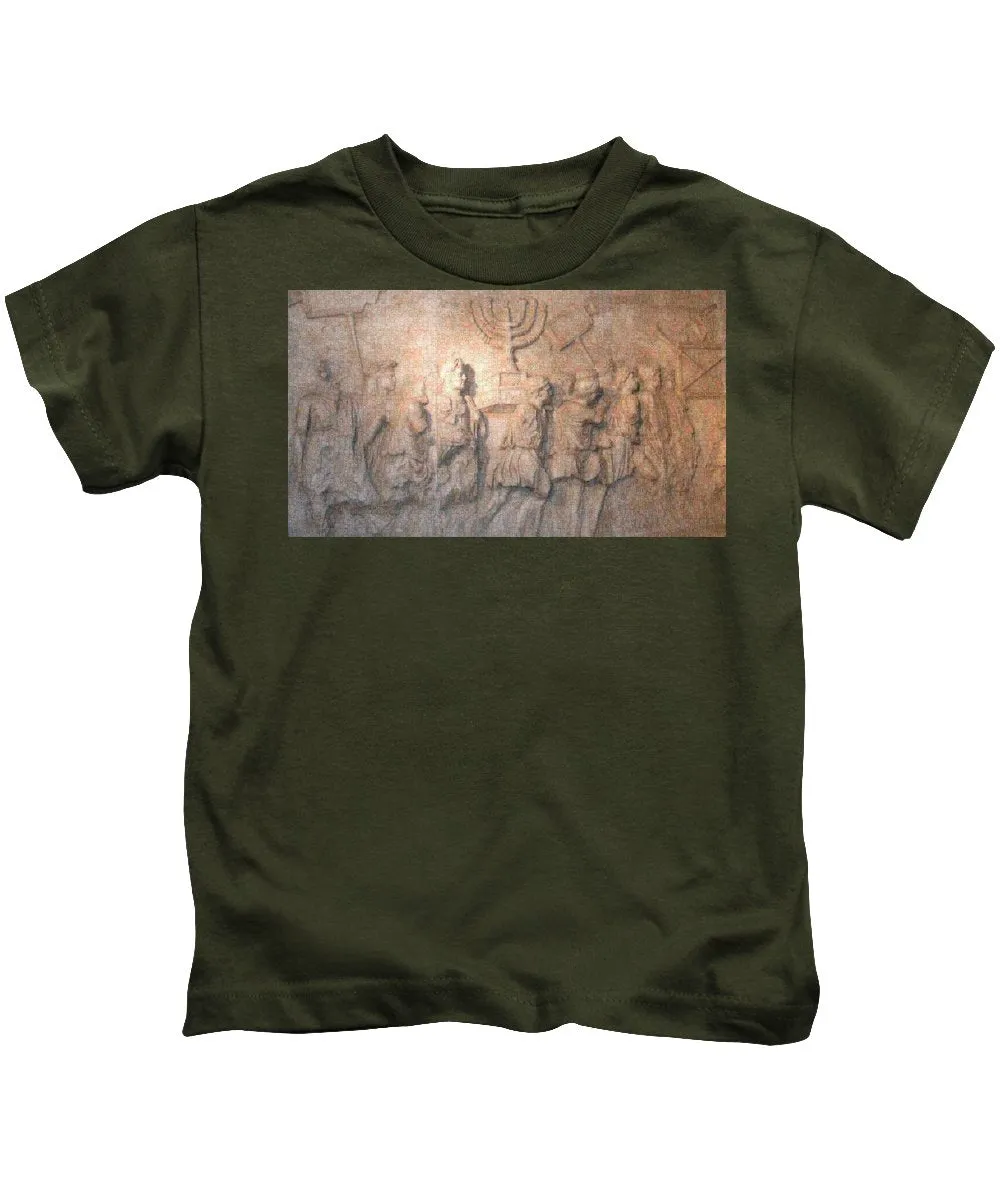 Menorah Titus Arch Rome - Kids T-Shirt
