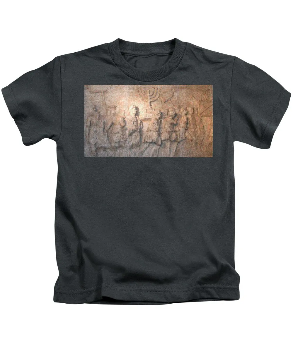 Menorah Titus Arch Rome - Kids T-Shirt