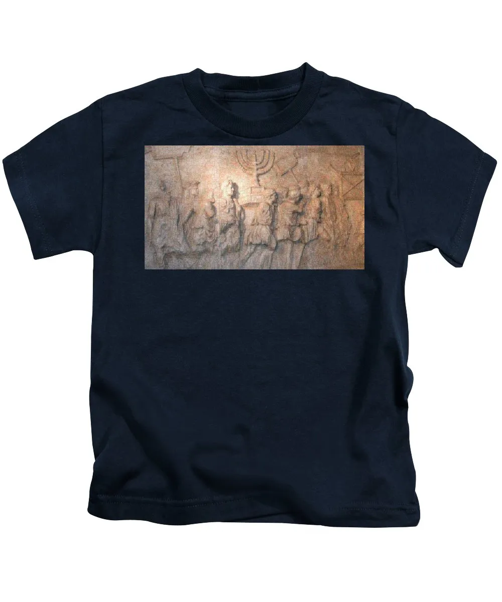 Menorah Titus Arch Rome - Kids T-Shirt