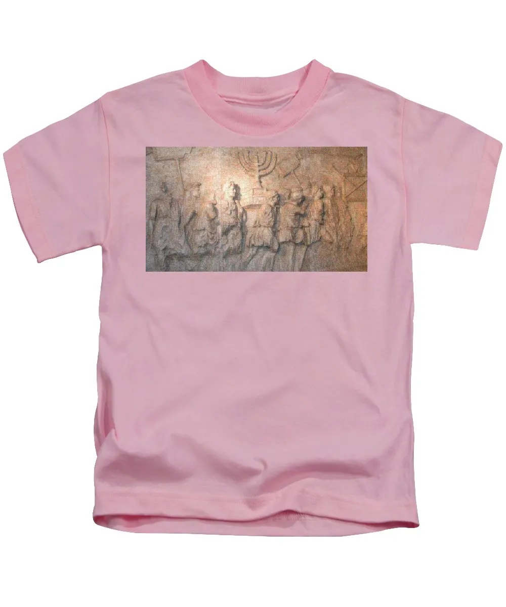 Menorah Titus Arch Rome - Kids T-Shirt