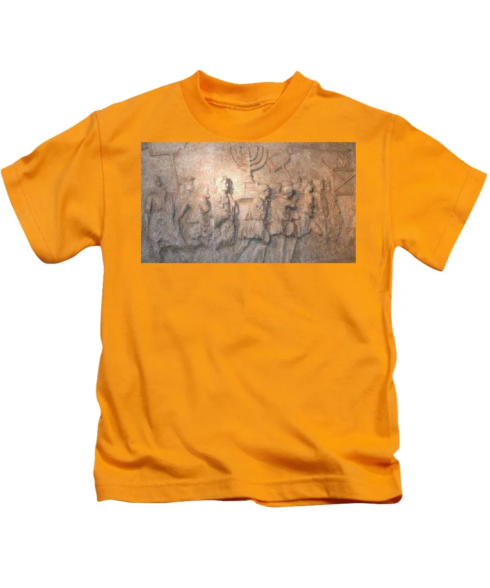 Menorah Titus Arch Rome - Kids T-Shirt