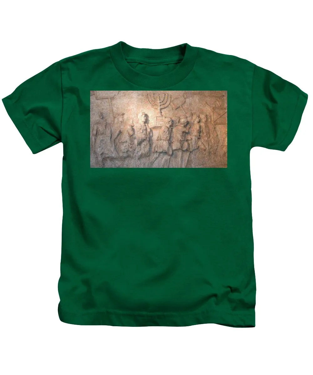Menorah Titus Arch Rome - Kids T-Shirt