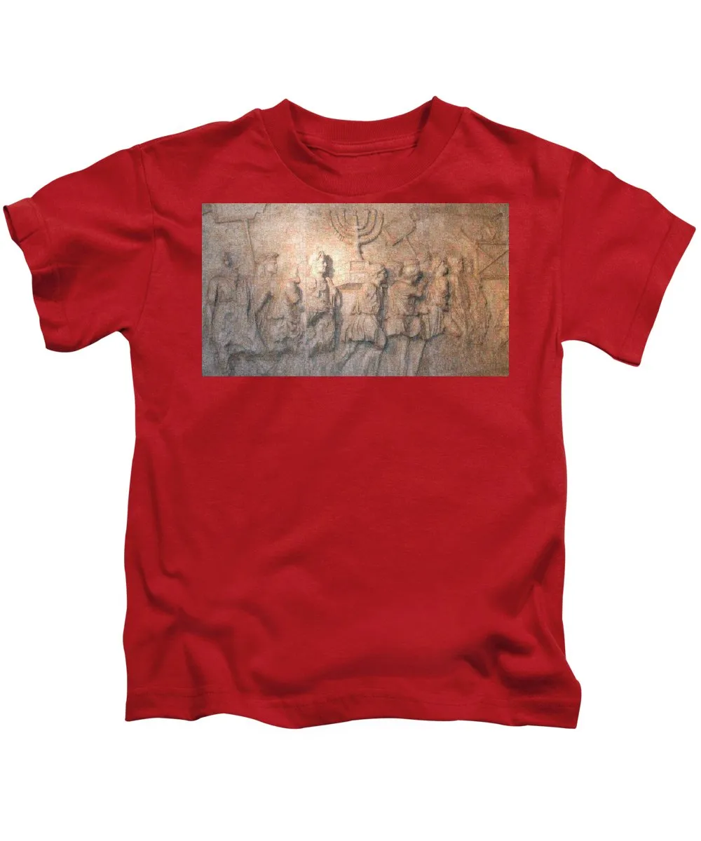 Menorah Titus Arch Rome - Kids T-Shirt