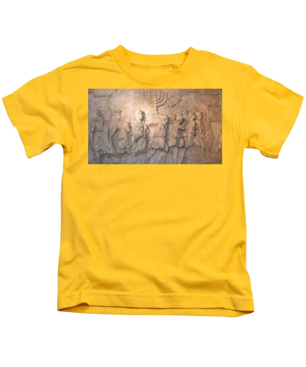 Menorah Titus Arch Rome - Kids T-Shirt