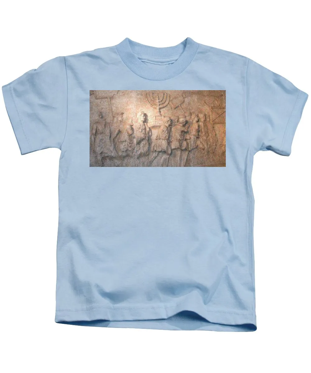 Menorah Titus Arch Rome - Kids T-Shirt