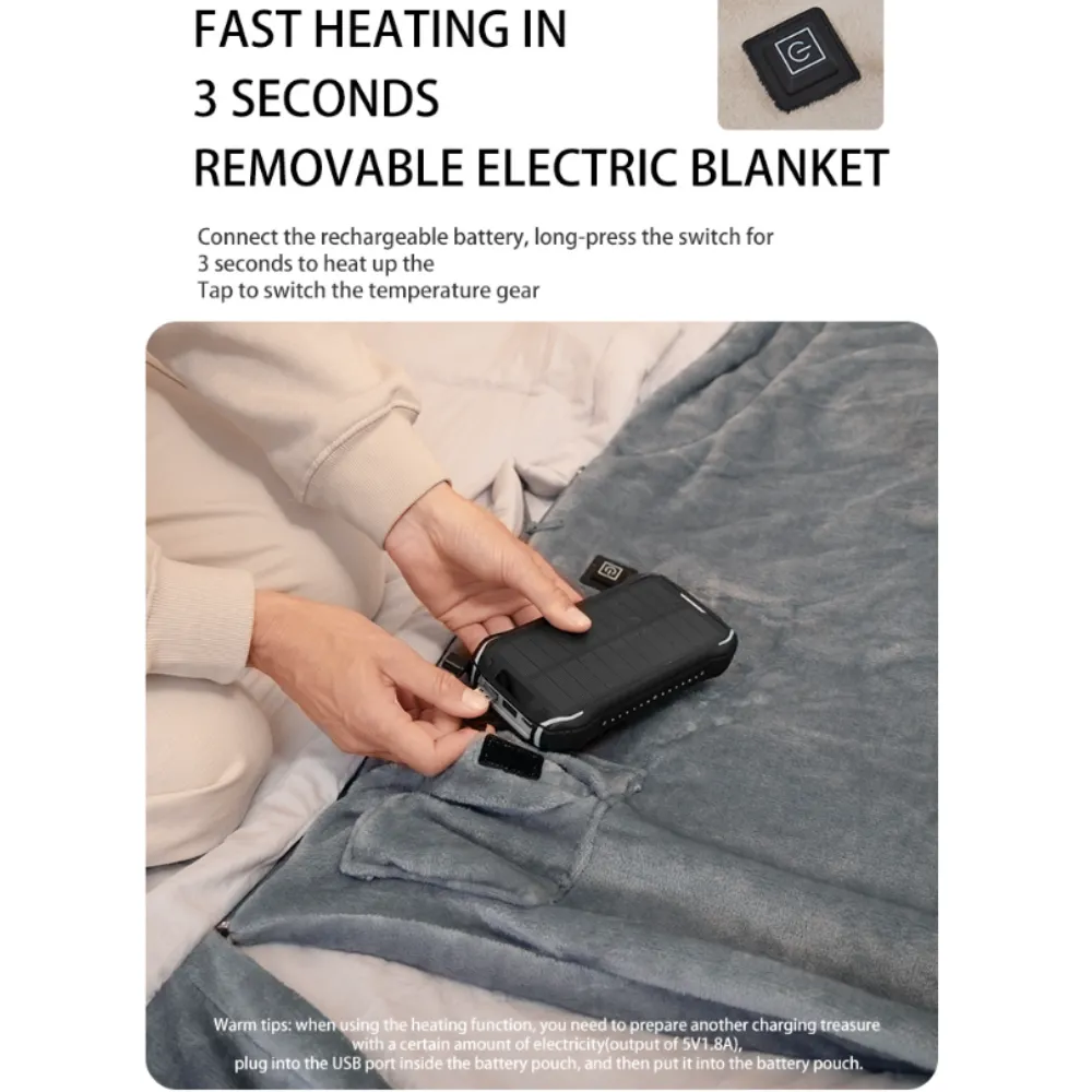 Naturehike BE400 USB Heated Winter Sleeping Bag Left