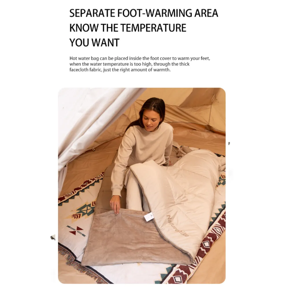 Naturehike BE400 USB Heated Winter Sleeping Bag Left