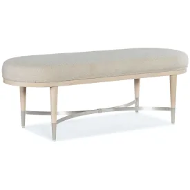 Nouveau Chic Upholstered Bench