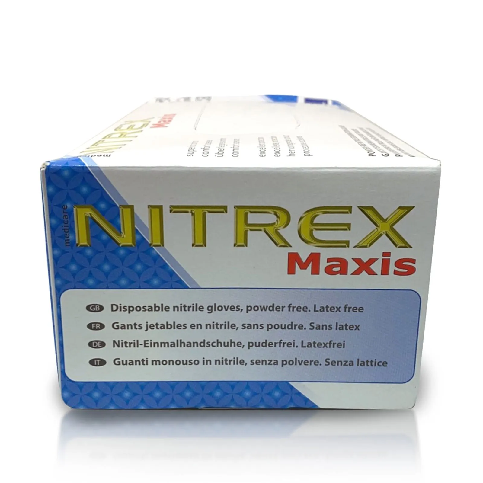 Pack of 200 Nitrex Maxis Nitrile Disposable Gloves Powder Free Gloves