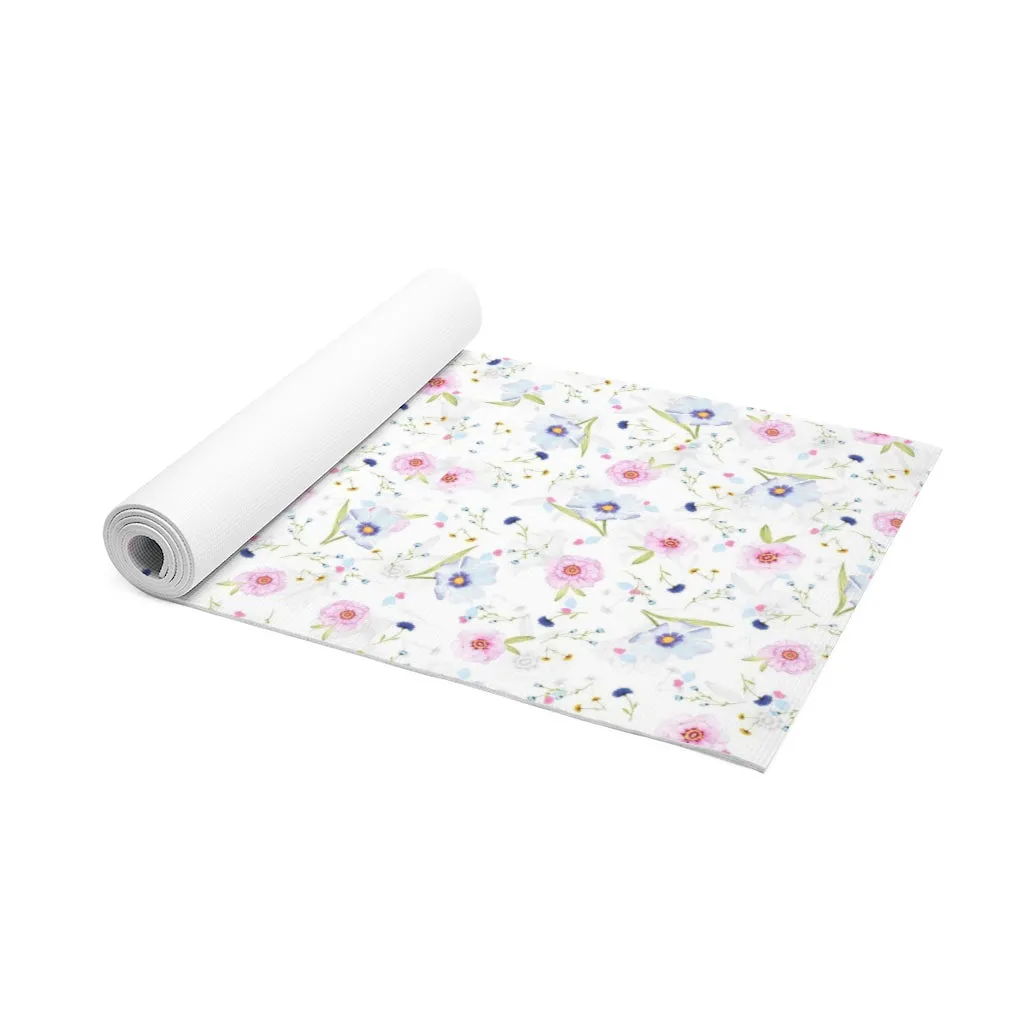 Pansies Foam Yoga Mat