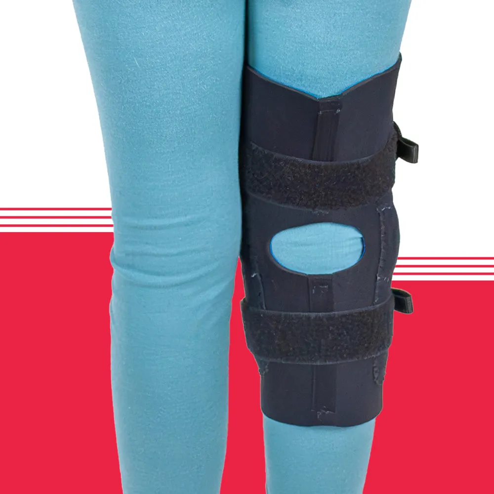 Pediatric Knee Brace. Youth Knee Brace. Wrap Around Knee Brace for a Child. The “Knee Mate” (PK64)