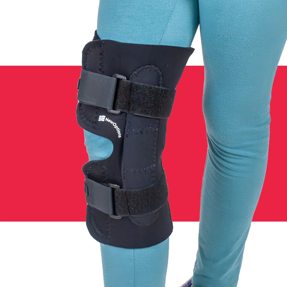 Pediatric Knee Brace. Youth Knee Brace. Wrap Around Knee Brace for a Child. The “Knee Mate” (PK64)