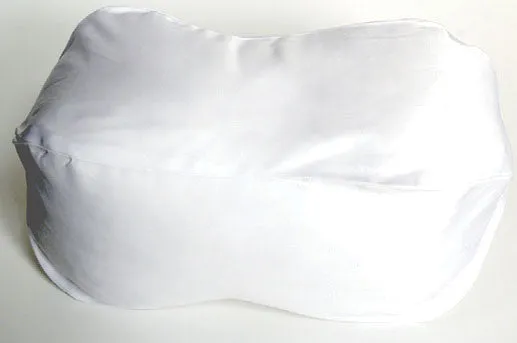 Plain White Cotton Neck Bolster Cover
