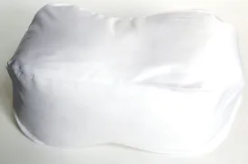 Plain White Cotton Neck Bolster Cover