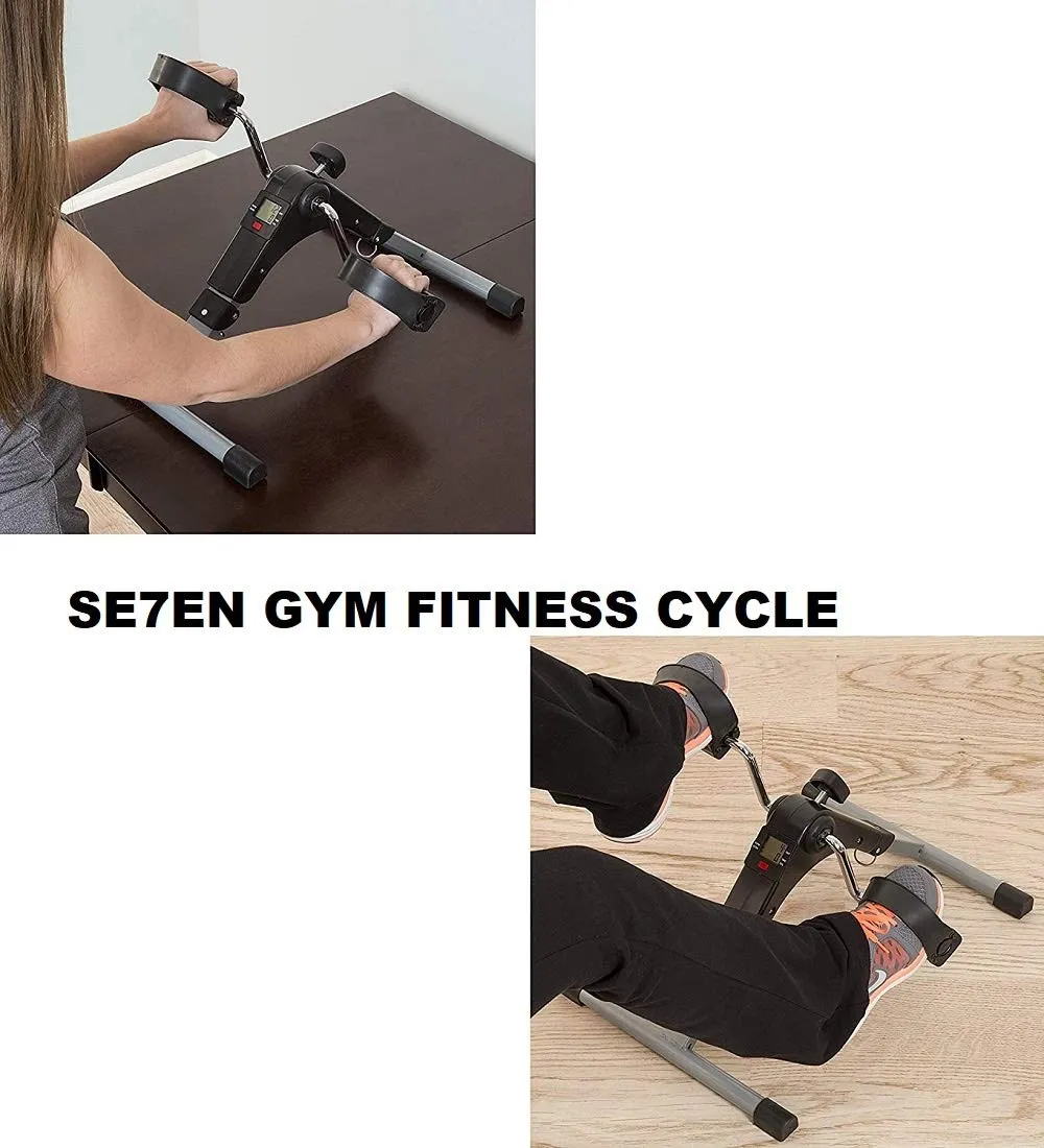 Portable Arm And Leg Foldable Pedal Exerciser Machine With Display