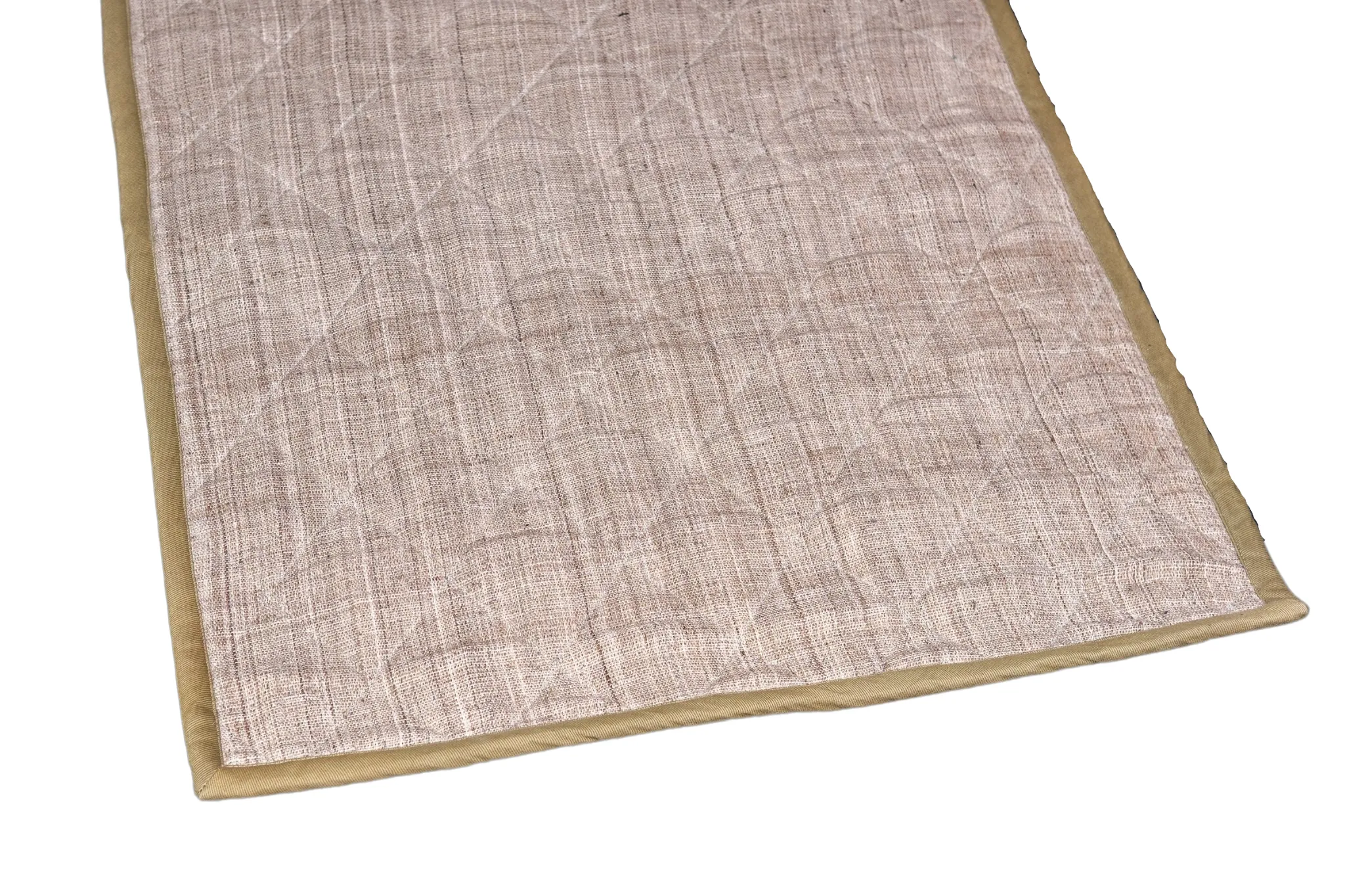 Quilted Handwoven Nettle and Hemp Yoga Mat